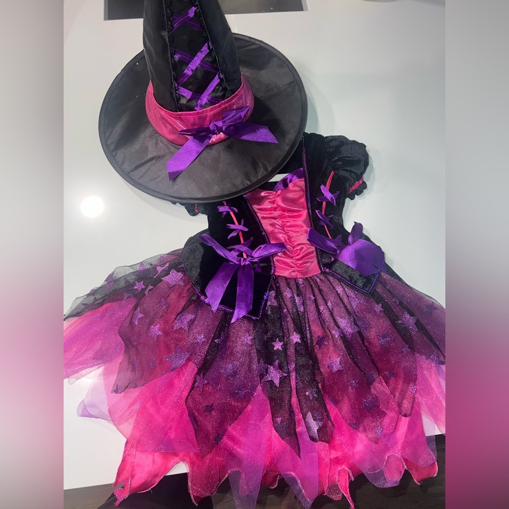 Toddler witch light up costume